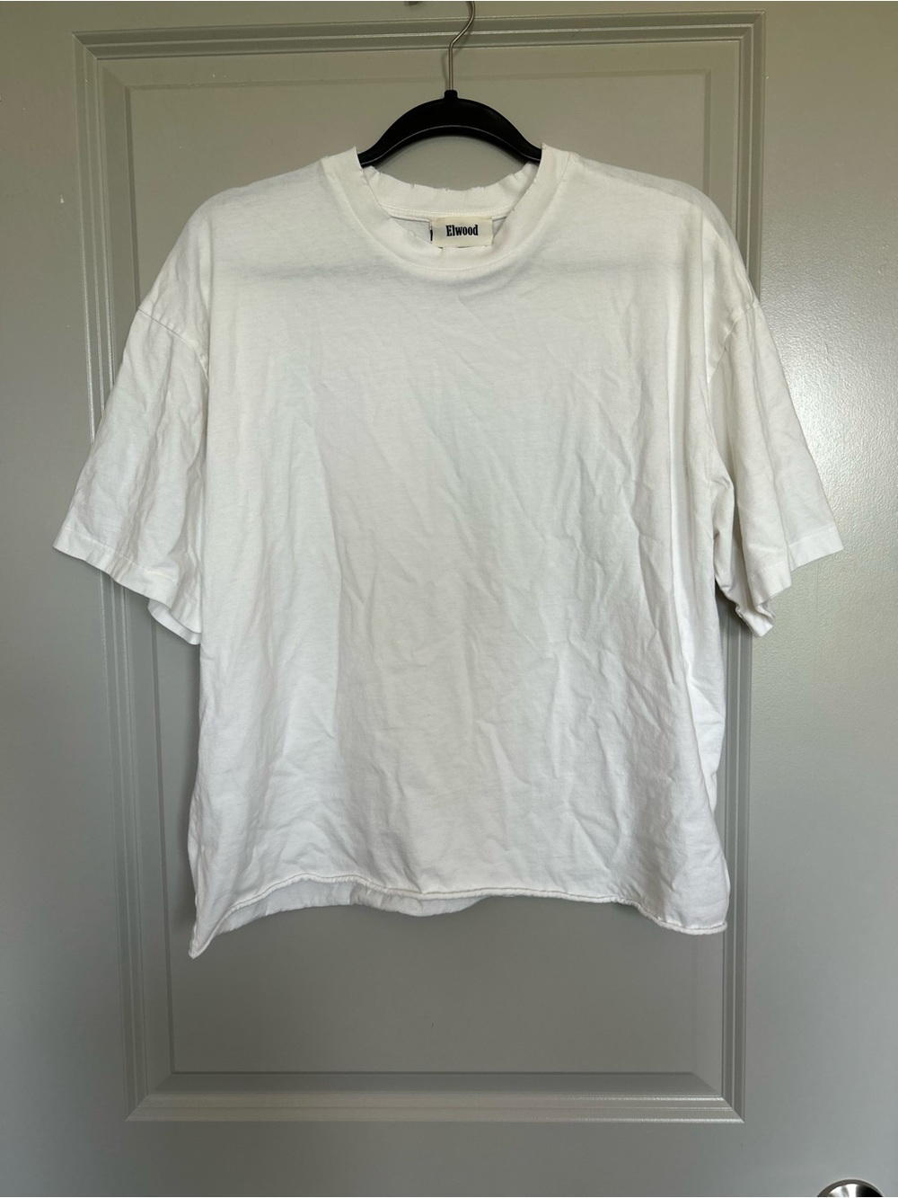 Elwood Men's White Crewneck Short Sleeve Tee